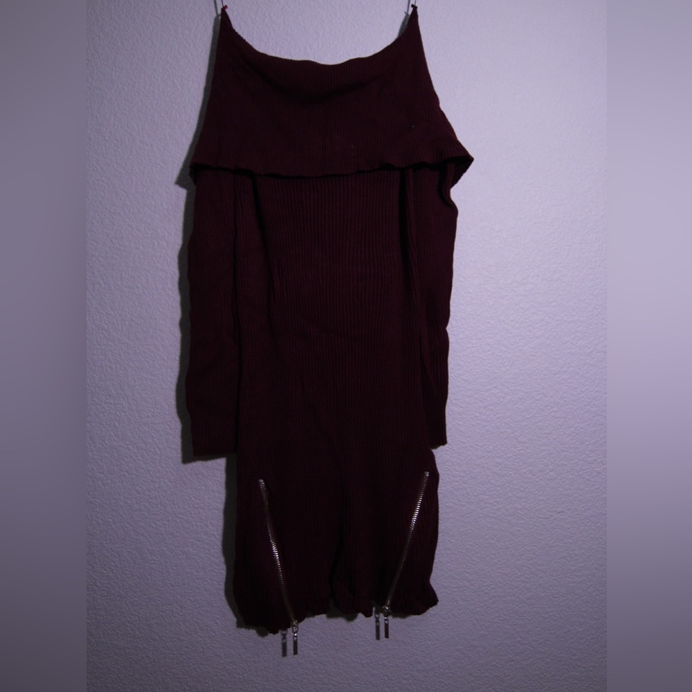 Material Girl, mini sweater dress. Size Medium.